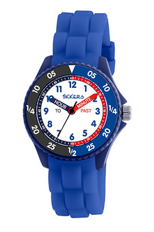 Tikkers Time Teacher Blue Silicone Watch