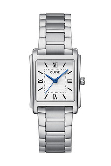 CLUSE Anglee White Silver Watch CW16602