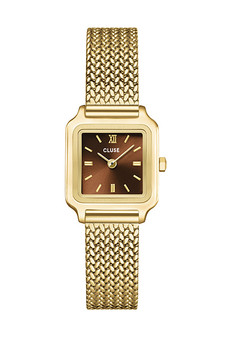 CLUSE Gracieuse Mini Brown Gold Mesh Watch CW15511