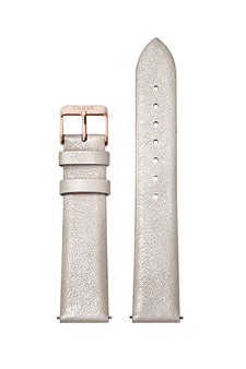 Cluse 18mm Watch Strap Warm White Metallic/Rose Gold CS1408101056