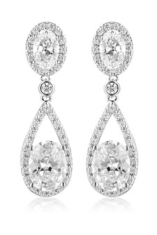 Georgini Aurora Radience Earrings Silver IE980W