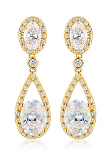 Georgini Aurora Radience Earrings Gold IE980G