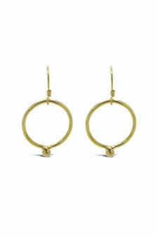 Ichu Gold Ball Ring Earrings MR28407G