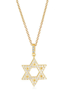 Georgini Rock Star Star Of David Pendant Gold IP843G