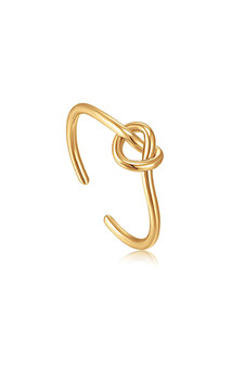 Ania Haie Gold Knot Adjustable Ring R029-01G