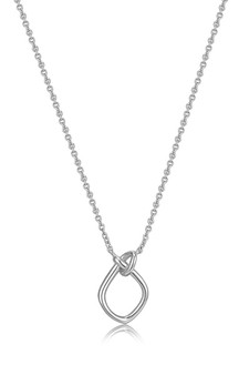 Ania Haie Silver Knot Pendant Necklace N029-02H