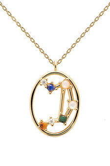 PDPAOLA Libra Zodiac Necklace CO01-350-U