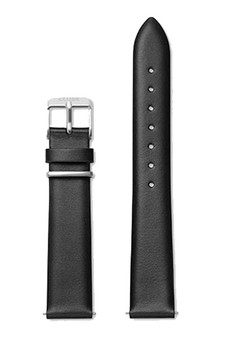 Cluse 16mm Watch Strap Black/Silver Loop CS1408101043