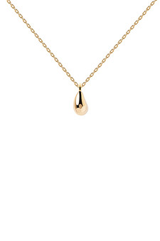 PDPAOLA Drop Gold Necklace CO01-497-U