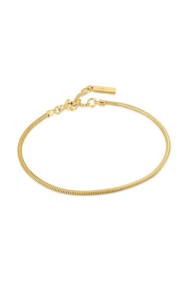 Ania Haie Gold Snake Chain Bracelet 