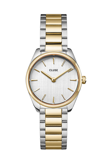 CLUSE Feroce Mini White /Steel Bicolour CW11708