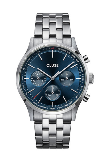 CLUSE Antheor Multifunction Steel Blue / Silver Watch CW21003