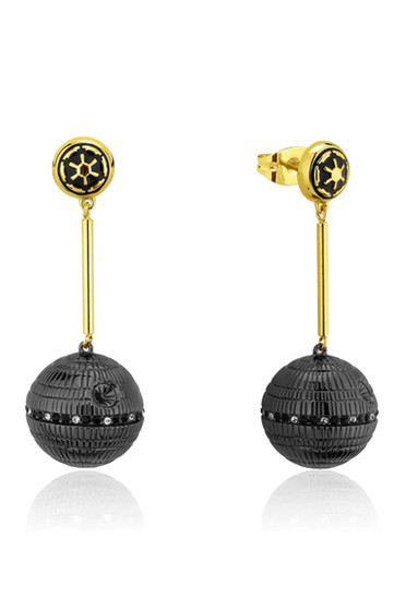 Death Star Drop Earrings