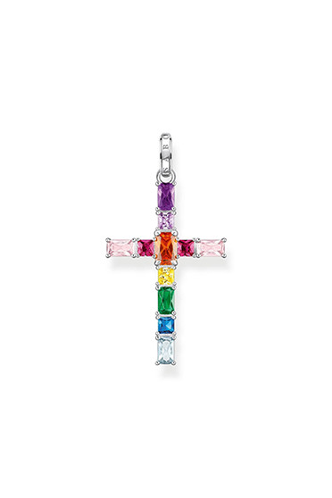 Thomas Sabo Heritage Rainbow Cross Pendant TPE939MC