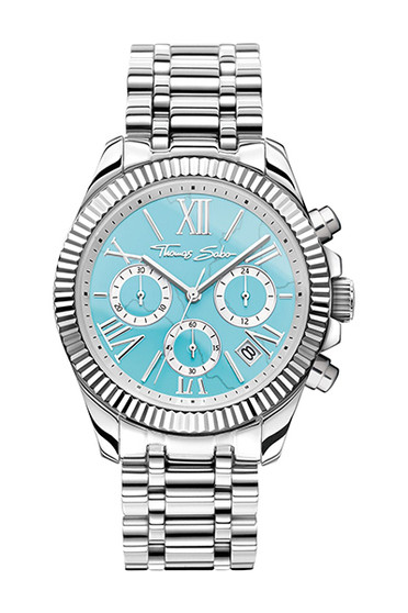 Thomas Sabo Watch Divine Chrono Silver-Coloured TWA0397