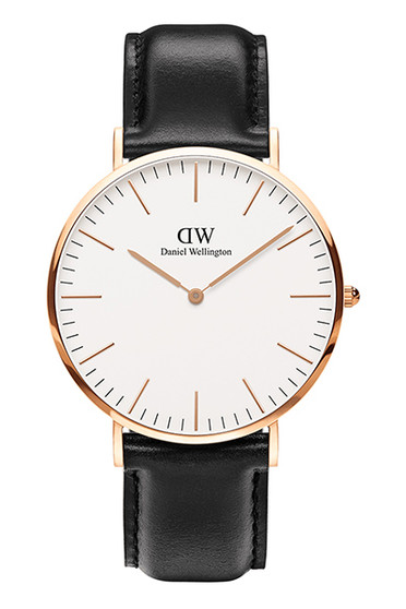 Daniel Wellington Classic 40 Sheffield Rose Gold & White Watch DW00100007