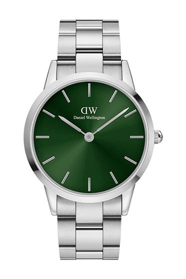 Daniel Wellington Iconic Link Emerald 40 Silver & Green Watch DW00100427