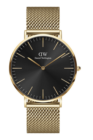 Daniel Wellington Classic 40 Evergold Gold & Onyx Watch DW00100631