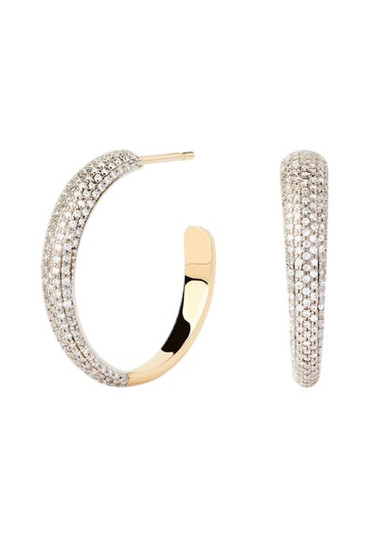 PDPAOLA Diamonds and Gold Soho Hoops