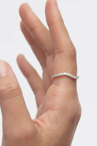 PDPAOLA Fine Jewellery Diamonds and gold Flow ring