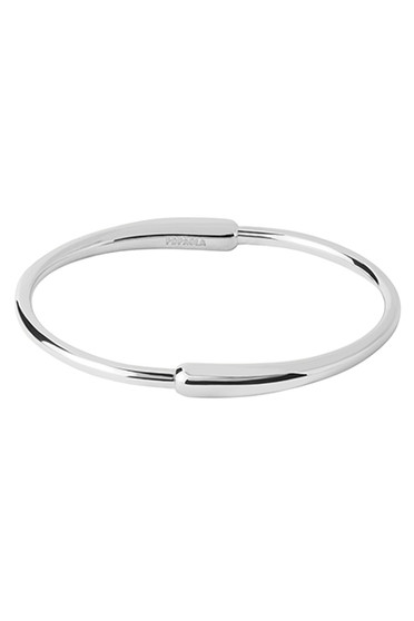 PDPAOLA Silver Loop Bangle PU02-851