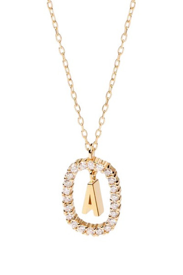 PDPAOLA Diamonds & Gold Letters Necklaces (all options)