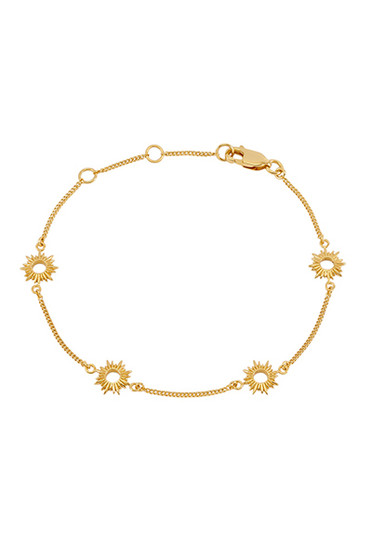 Rachel Jackson Mini Eternal Sun Bracelet Gold EGMB2GP