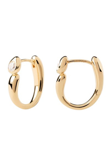 PDPAOLA Becca Hoop Earrings AR01-E02-U PDPAOLA Becca Hoop Earrings AR01-E02-U