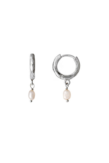 Bianc Clam Earrings Silver 10100737