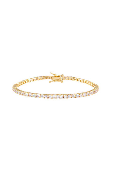 Bianc Small Tennis Bracelet Gold 40100258