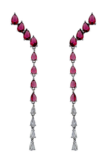 Sonne Sage Earrings Red