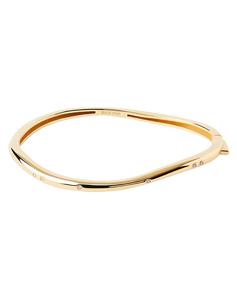 PDPAOLA Air Bangle Gold 