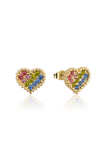 Care Bears Rainbow Heart Stud Earrings