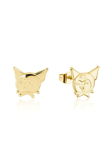 Sanrio Precious Metal Kuromi Stud Earrings