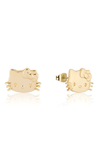 Sanrio Precious Metal Hello Kitty Stud Earrings