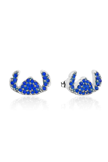 Disney Lilo and Stitch Crystal Silhouette Stud Earrings