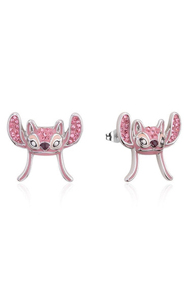 Disney Lilo and Stitch Crystal Angel Stud Earrings