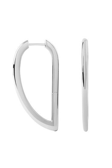 PDPAOLA Vento Hoops Silver