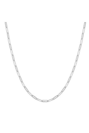 Ania Haie Silver Paper Clip Chain Necklace N067-04H