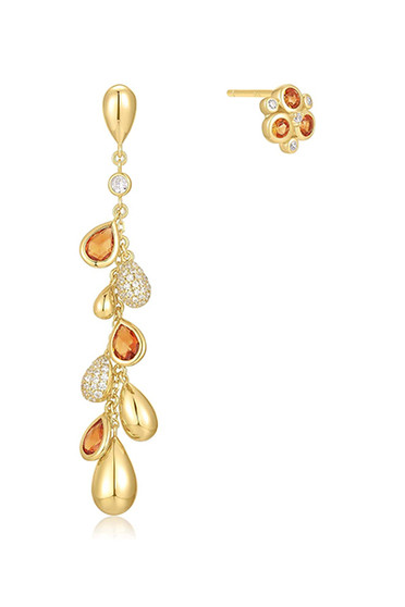 Ania Haie Gold Nano Gem Teardrop Cluster Earrings E066-03G