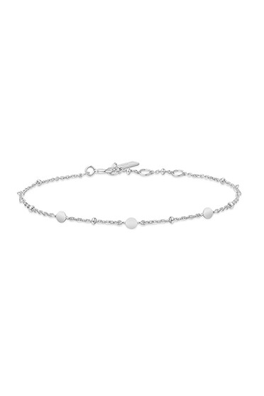 Ania Haie Silver Disc Station Bracelet B063-01H Ania Haie Silver Disc Station Bracelet B063-01H
