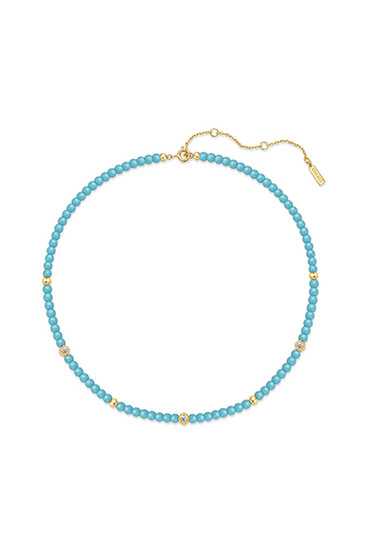 Ania Haie Gold Lab Created Turquoise Necklace N063-03G Ania Haie Gold Lab Created Turquoise Necklace N063-03G
