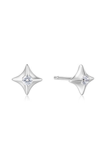 Ania Haie Silver Sparkling Star Stud Earrings E064-02H