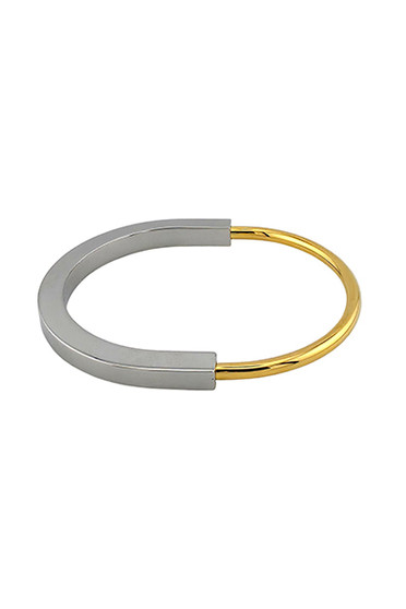 Sonne Ruby Two Tone Bangle