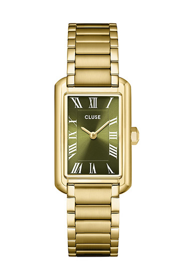 CLUSE Belisenna Watch Steel, Olive, Gold Colour Watch CW15007