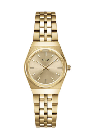 CLUSE Retro 70's Mini Watch Steel, Full Gold Colour Watch CW16302