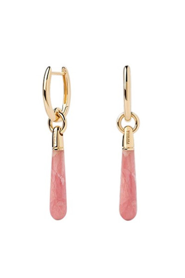 PDPAOLA Rhodochrosite Large Jupiter Hoops