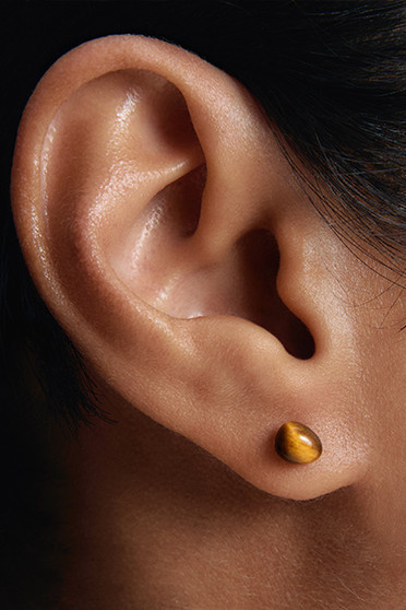 PDPAOLA Tiger Eye Gravity Earrings