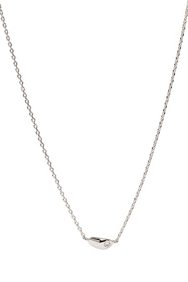 PDPAOLA Delta Necklace Silver COB2-873-U
