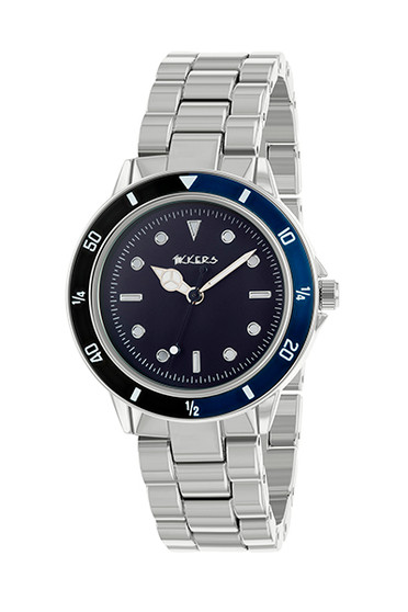 Tikkers Blue Dial Silver Link Bracelet